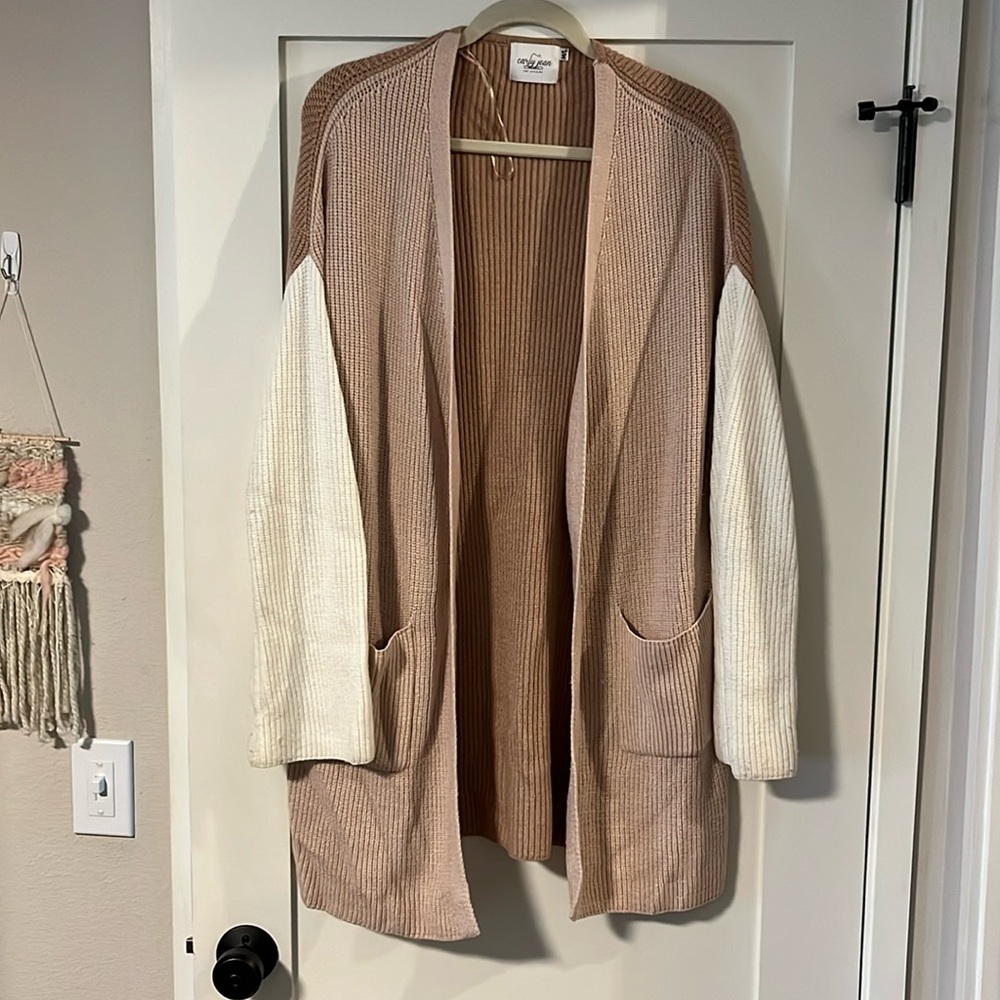 CJLA Long Open Cardigan